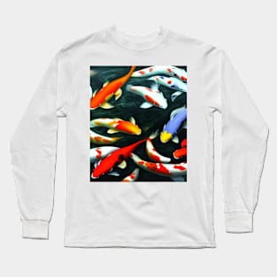 The Art of Koi Fish: A Visual Feast for Your Eyes 24 Long Sleeve T-Shirt